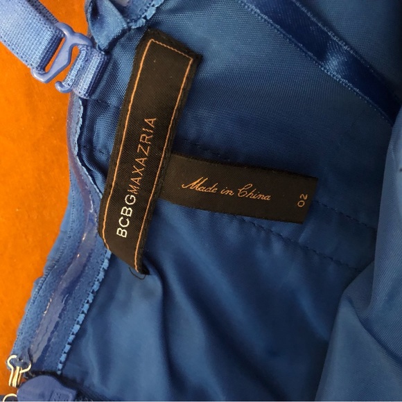 Blue BCBG MAXAZRIA Dress, Womens size 2, with Removable Straps - Picture 4 of 4